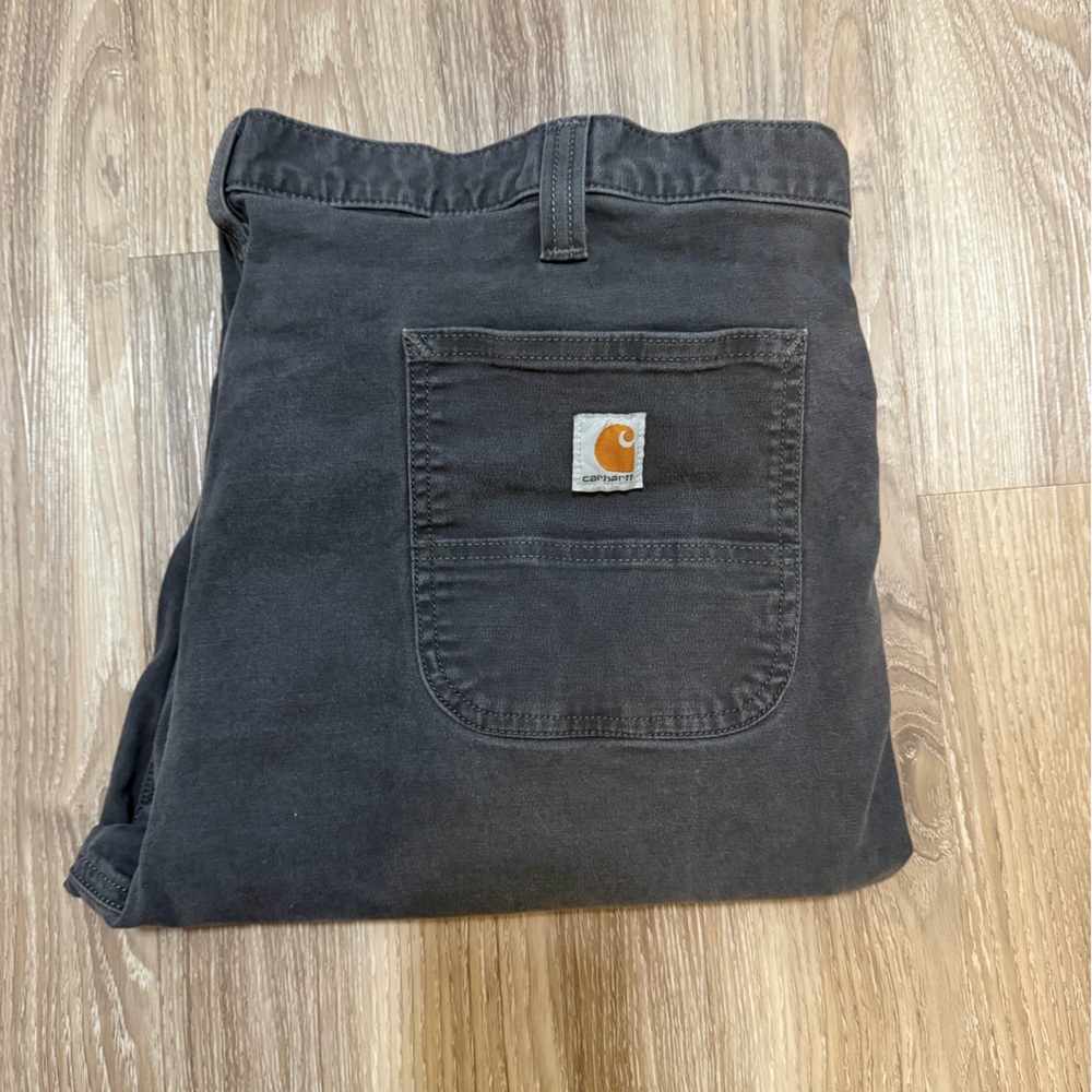 Carhartt Men's Dark Gray Relaxed Jeans